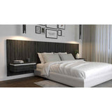 Panel Ranurado X 2 60 Cm Carbon Decorativo - Paneles de Pared | Bylmo