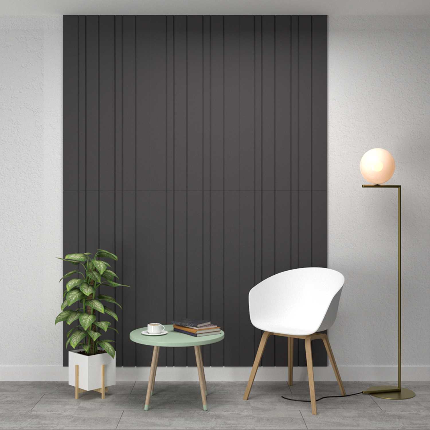 Panel Ranurado X 2 60 cm Duna Decorativo - Paneles de Pared | Bylmo