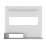 Panel Beijint Blanco Nevado 140x120cm Para TV Hasta 55 Pulgadas sin Cajones - Muebles para TV | Bylmo