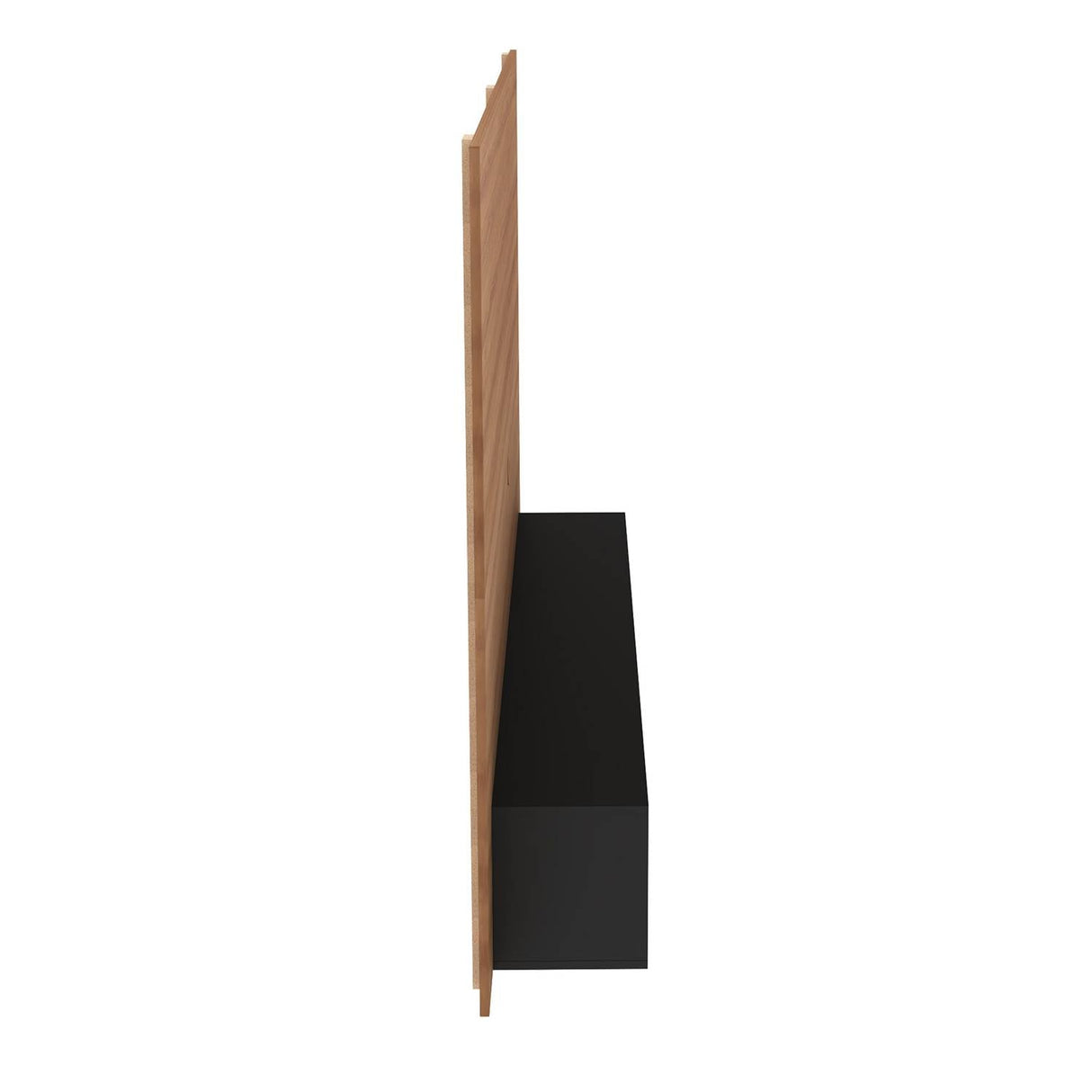Panel de TV Esperanza Almendra y Negro 160 cm - Muebles para TV | Bylmo