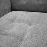 Poltrona Azalea Gris 80 cm de Tela sin Cojines Decorativos - Sofas y Poltronas | Bylmo