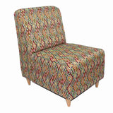 Poltrona Kitty Artemiza Multicolor Rojo 50 cm con Patas de Madera - Sofas y Poltronas | Bylmo