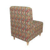 Poltrona Kitty Artemiza Multicolor Rojo 50 cm con Patas de Madera - Sofas y Poltronas | Bylmo