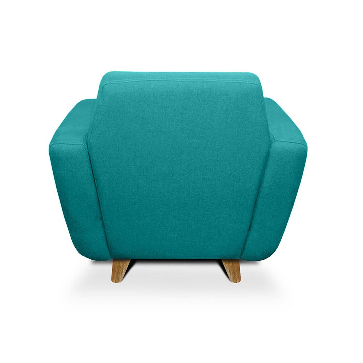 Poltrona Mouret Turquesa 85 cm de Tela sin Cojines Decorativos - Sofas y Poltronas | Bylmo