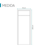 Kit Puerta con Marco Prakti Duna 70x235cm con Acabado Melaminado para Interiores con Cenefa y de Apertura Derecha - Puertas | Bylmo