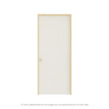 Kit Puerta con Marco Madera 70x208cm con Acabado Virgen para Interiores y de Apertura Derecha - Puertas | Bylmo