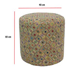 Puff Nautilus Multicolor 40 cm Redondo - Sofas y Poltronas | Bylmo