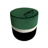 Puff Turin Verde 40 cm - Sofas | Bylmo