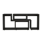 Rack de TV Extensible Beijing Wengue 160x57cm Para TV Hasta 40 Pulgadas sin Cajones y con Patas - Muebles para TV | Bylmo