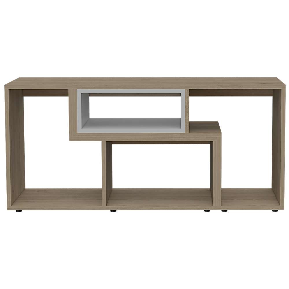 Rack Beijing Rovere y Blanco 160 cm Extensible - Muebles para TV | Bylmo