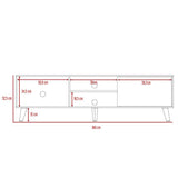 Rack Cincinnati Duna 180 cm con Una Puerta - Muebles para TV | Bylmo