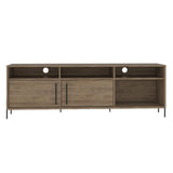 Rack de TV Karev Miel 161x53.4cm Para TV Hasta 65 Pulgadas con Dos Cajones con Ranuras para Cables y con Patas - Muebles para TV | Bylmo