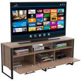 Rack de TV Magnum Miel 139.5x54.9cm Para TV Hasta 60 Pulgadas con Tres Cajones y con Patas - Muebles para TV | Bylmo
