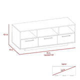 Rack Wema Wengue 130 cm con Dos Puertas y Un Cajón - Muebles para TV | Bylmo