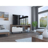 Rack Circe Expreso y Lino 161 cm con Un Cajón - Muebles para TV | Bylmo