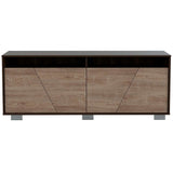 Rack de TV Fracktal Habano 155.5x61.3cm para TV Hasta 70 Pulgadas y con Cuatro Compartimientos - Muebles para TV | Bylmo