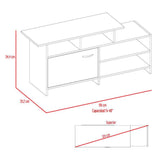 Rack de TV Lima Wengue 119x54.4cm Para TV Hasta 32 Pulgadas con Un Cajón - Muebles para TV | Bylmo