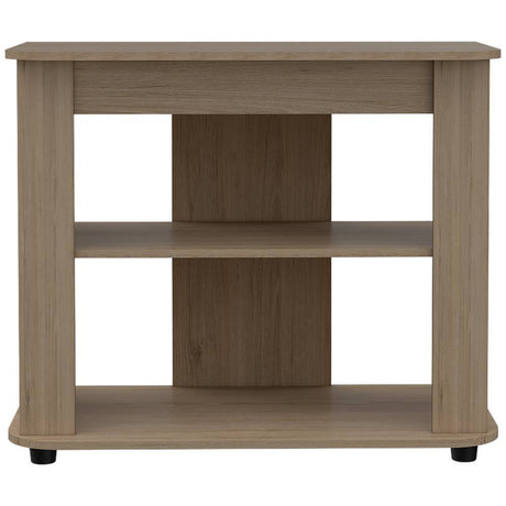 Rack de TV Maori Rovere 90x75cm Para TV Hasta 40 Pulgadas sin Cajones y con Patas - Muebles para TV | Bylmo
