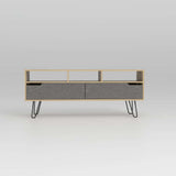 Rack Mónaco Duna y Onix 137 cm con Dos Puertas - Muebles para TV | Bylmo