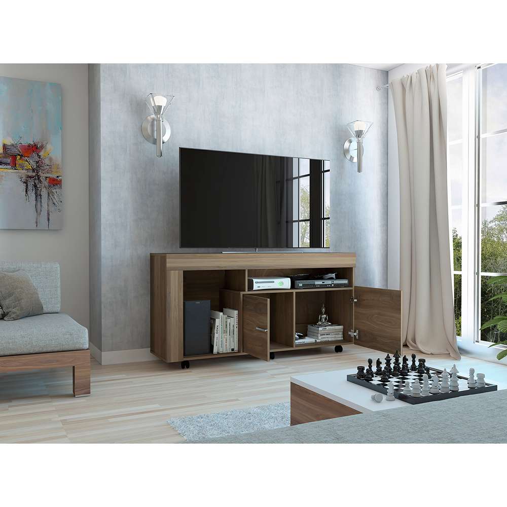 Rack Tolon Expreso 136 cm con Dos Puertas - Muebles para TV | Bylmo