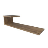 Repisa Amaretto 60x15cm Rectangular con Dos Entrepaños - Repisas y Percheros | Bylmo