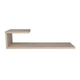 Repisa Arena 60x15cm Rectangular con Dos Entrepaños - Repisas y Percheros | Bylmo