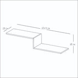 Repisa Ivy Pino 102 cm Para Gatos - Repisas y Percheros | Bylmo
