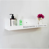 Repisa Home Blanco 60 cm Rectangular - Repisas y Percheros | Bylmo