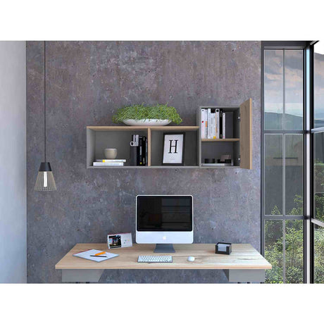 Repisa Newport Duna 122x41cm Rectangular con Dos Entrepaños - Repisas y Percheros | Bylmo