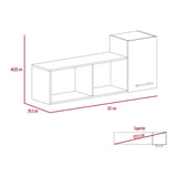 Repisa Newport Duna 122x41cm Rectangular con Dos Entrepaños - Repisas y Percheros | Bylmo