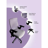 Silla Chloe Gris 64 cm - Sillas | Bylmo