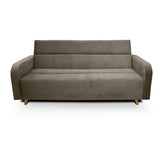Sala Clic Clack Úngaro Camel 200 cm con Sofá de 3 Puestos y 2 Poltronas Reclinables - Combos Sala | Bylmo