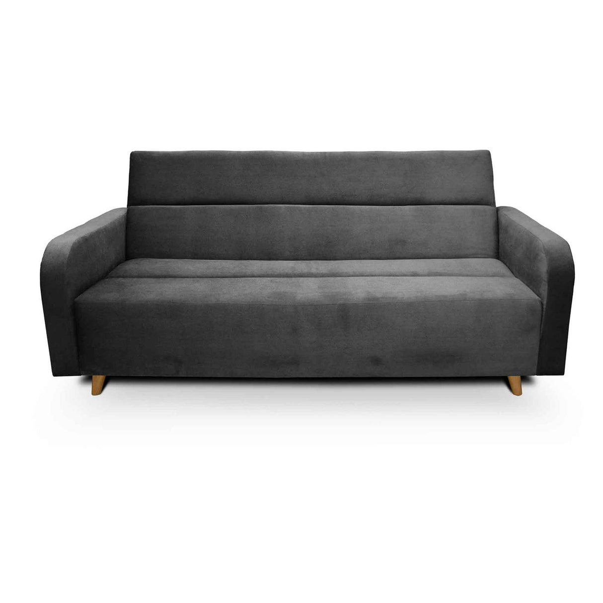 Sala Clic Clack Úngaro Gris 200 cm con Sofá de 3 Puestos y 2 Poltronas Reclinables - Combos Sala | Bylmo