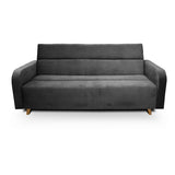 Sala Clic Clack Úngaro Gris 200 cm con Sofá de 3 Puestos y 2 Poltronas Reclinables - Combos Sala | Bylmo