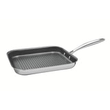 Sarten Plancha Grano Gris 28x8cm con Mango de Acero Inoxidable y con Revestimiento Antiadherente - Ollas y Sartenes | Bylmo