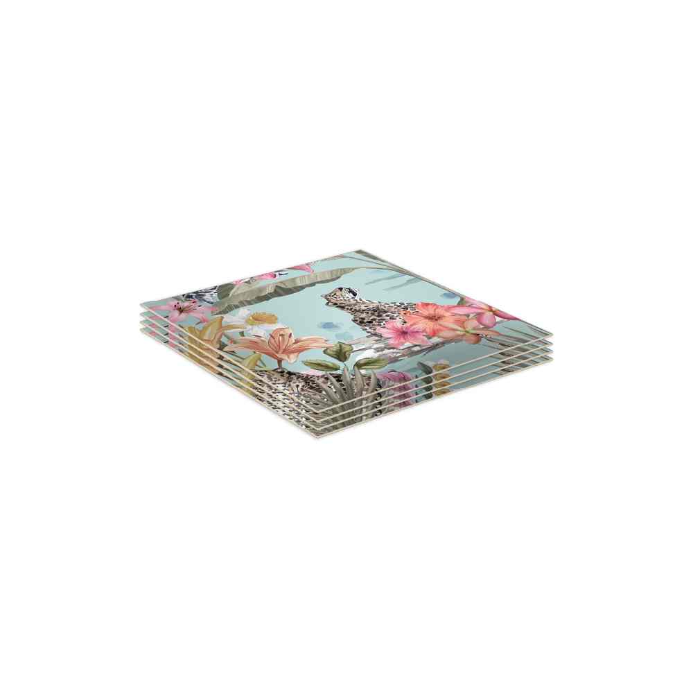 Set 4 Portavasos Canderia Multicolor 10 cm - Cocinas | Bylmo