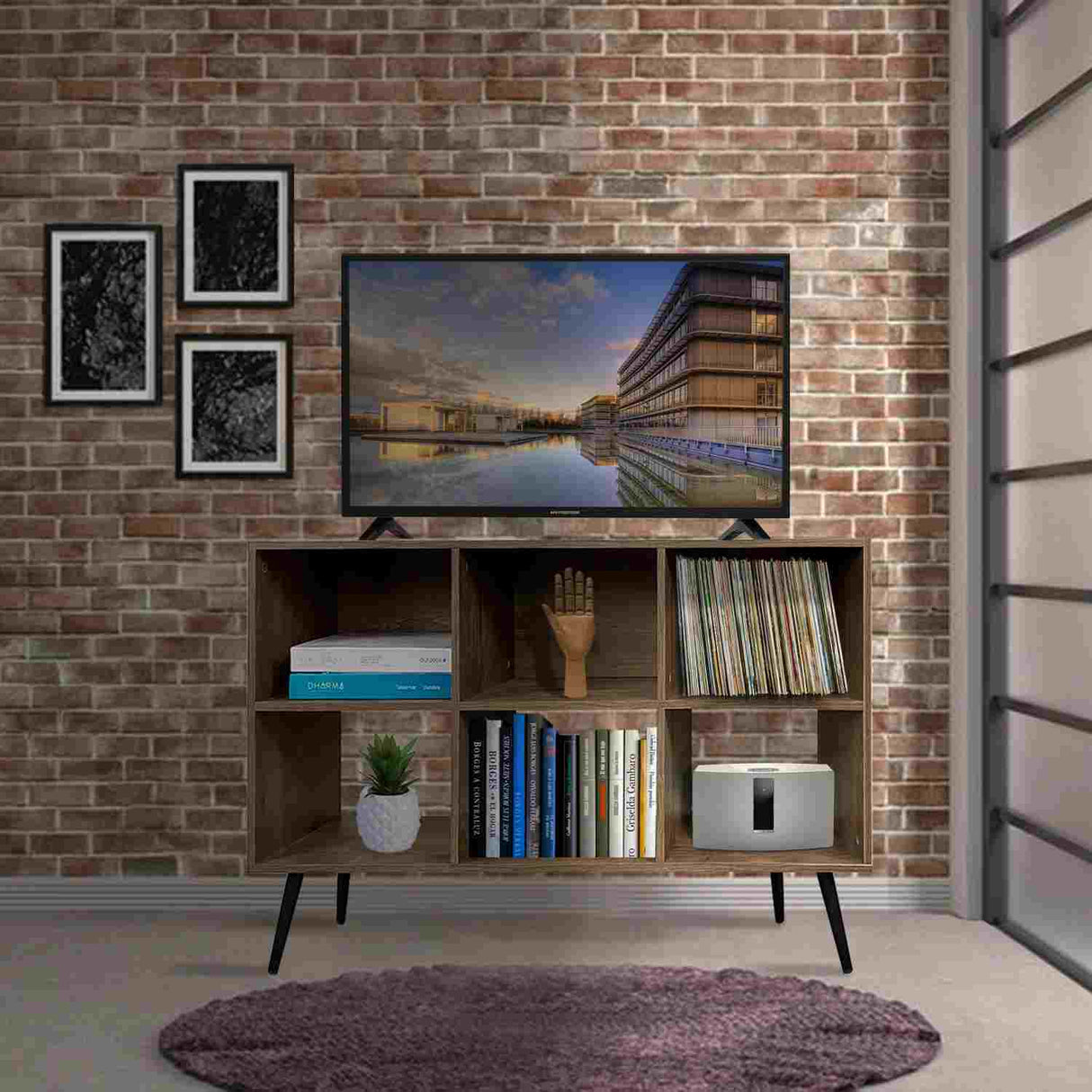 Set Biblioteca POP Madera 60 cm Horizontal y Vertical - Bibliotecas y Estanterías | Bylmo