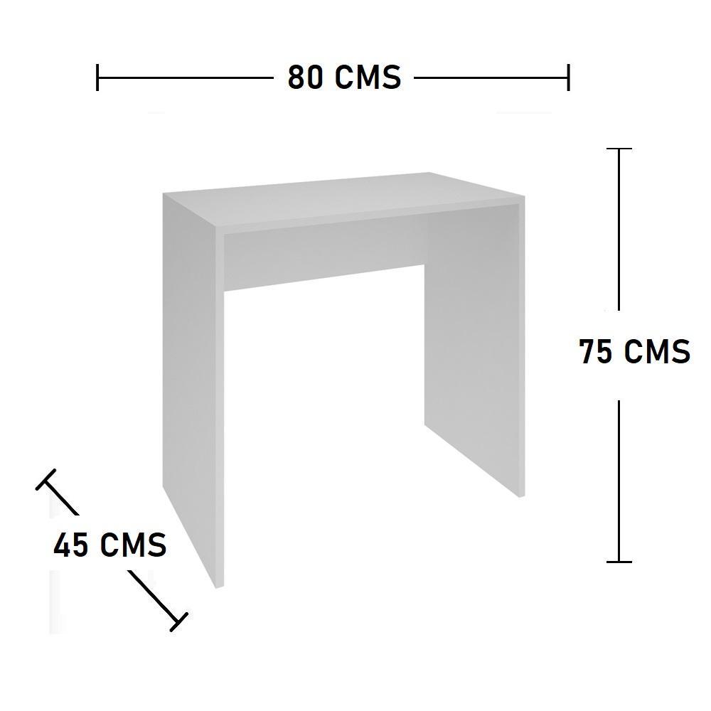Combo Escritorio y Biblioteca Tomy Like Blanco 80 cm Minimalista - Escritorios y Archivadores | Bylmo