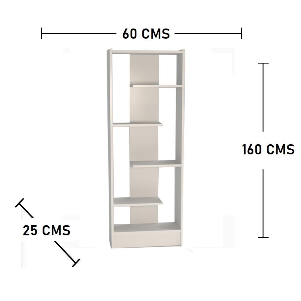 Combo Escritorio y Biblioteca Tomy Like Blanco 80 cm Minimalista - Escritorios y Archivadores | Bylmo