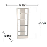 Combo Escritorio y Biblioteca Tomy Like Blanco 80 cm Minimalista - Escritorios y Archivadores | Bylmo