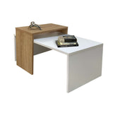 Mesa Frida Vienes y Blanco 45 cm Rectangular - Mesas | Bylmo