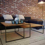 Set x 2 Mesas New York Amareto 80 cm Rectangulares - Mesas | Bylmo