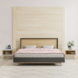 Mesa de Noche x 2 Nord York Vienes y Blanco 55 cm - Mesas de Noche | Bylmo