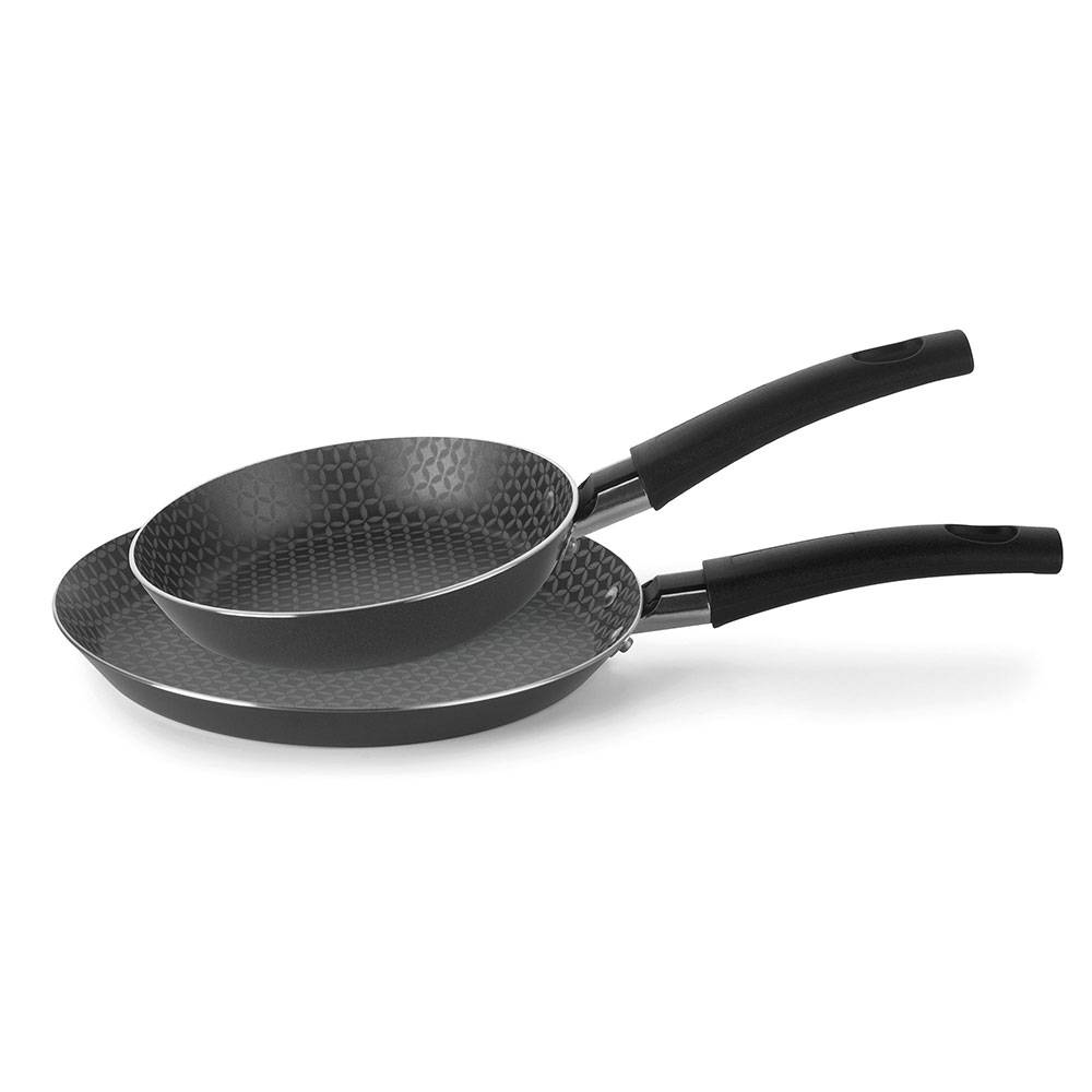 Set de Sartenes Blackburn Aluminio 18 cm y 14 cm Antiadherente Gris - Ollas y Sartenes | Bylmo