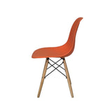 Set x 2 Sillas DKR Naranja 47x81cm Asiento Cuadrado con Espaldar - Sillas y Butacos | Bylmo
