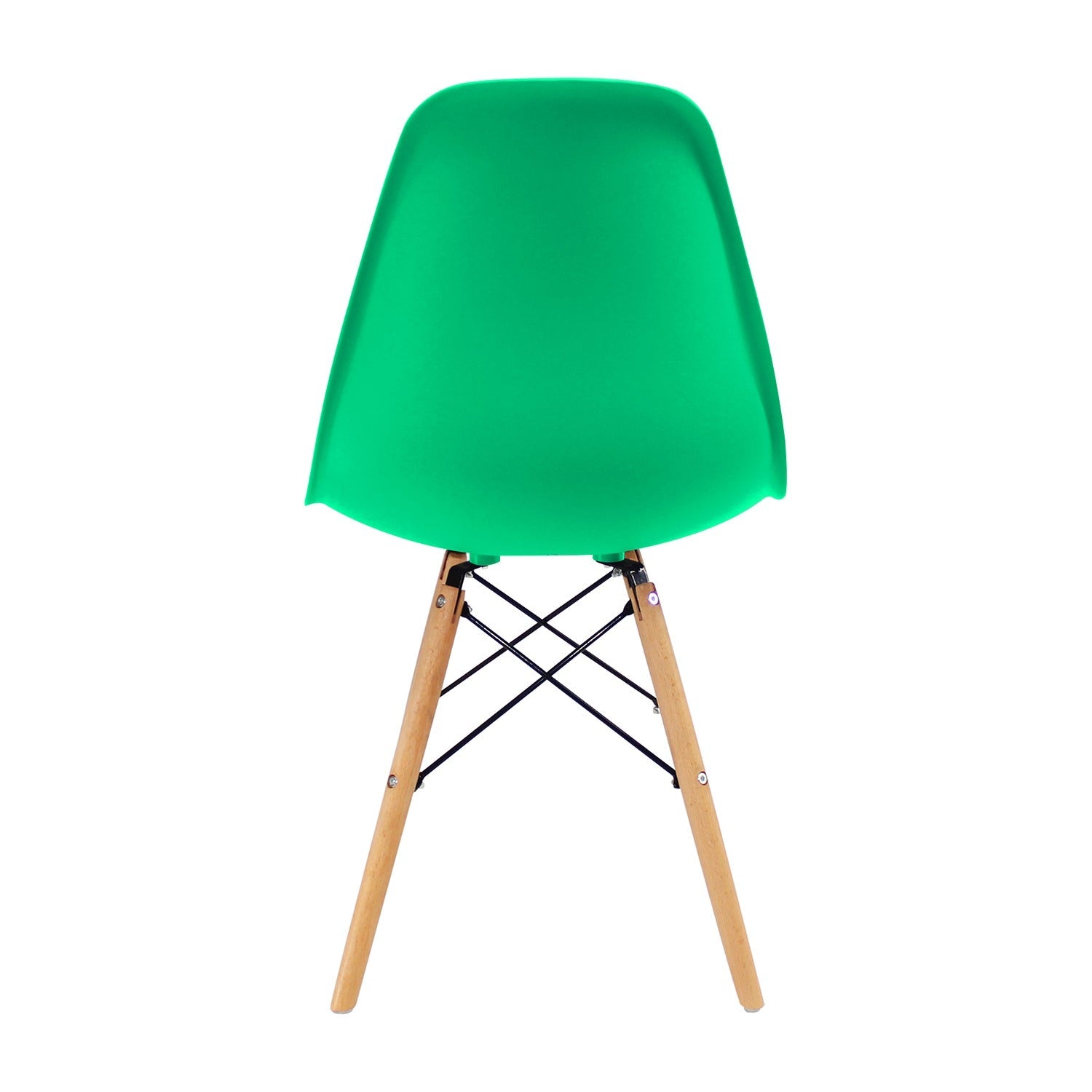 Set x 2 Sillas DKR Verde menta 47x81cm Asiento Cuadrado con Espaldar - Sillas y Butacos | Bylmo