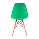 Set x 2 Sillas DKR Verde menta 47x81cm Asiento Cuadrado con Espaldar - Sillas y Butacos | Bylmo