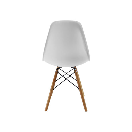 Silla 5 Cero Blanco 42x81cm Asiento Cuadrado con Espaldar - Sillas y Butacos | Bylmo