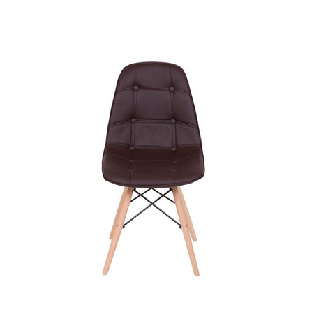 Silla 5 Cero Cafe 39x83cm Asiento Cuadrado con Espaldar - Sillas y Butacos | Bylmo