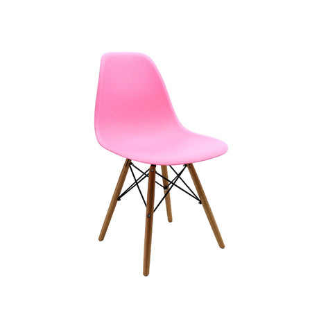 Silla 5 Cero Rosada 42x81cm Asiento Cuadrado con Espaldar - Sillas y Butacos | Bylmo